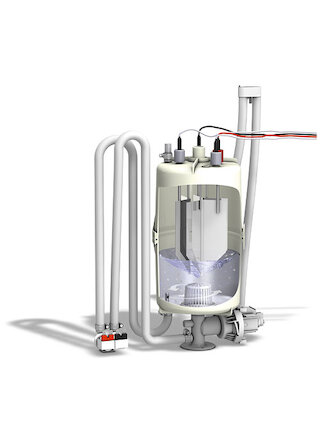 superflush zum kalkmanagement von elektroden dampfluftbefeuchtern  @ 
