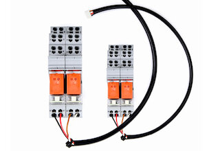 FlexLine Option für umfangreiche Meldefunktionen mit frei programmierbaren Melderelais @