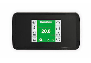 External touch display for remote humidification  @ 